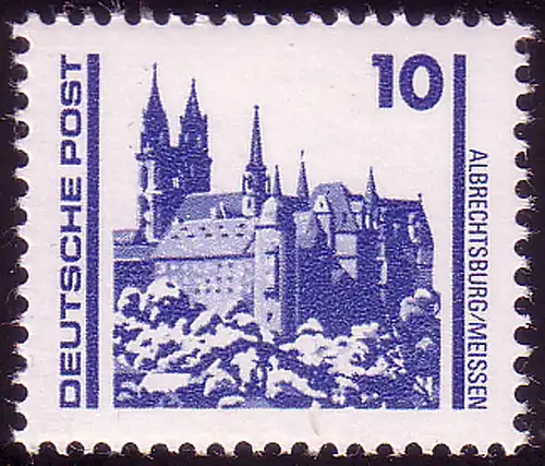 3344 Bauwerke und Denkmäler 10 Pf Albrechtsburg Dom **