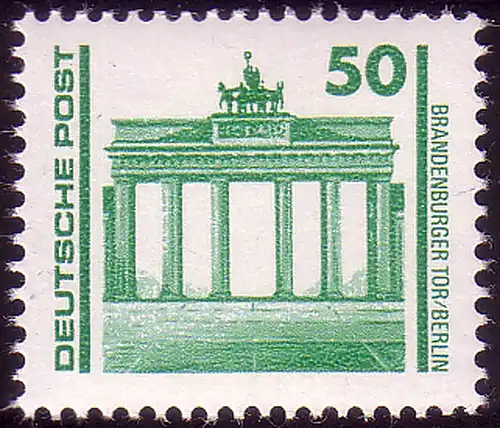3346 Bauwerke und Denkmäler 50 Pf Brandenburger Tor **