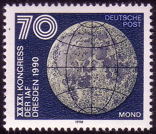 3362 Astronautische Föderation 70 Pf Mond **
