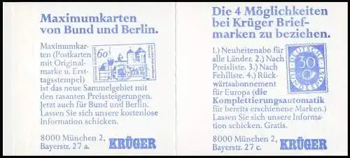 22Ig MH BuS 1980 Buchdruck Variante c - mit Zählbalken **