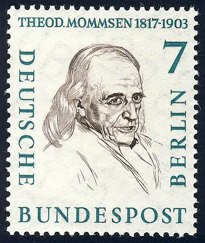 163 Hommes de l'Histoire 7 Pf Theodor Mommsen **