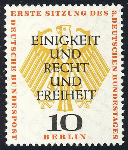 174e réunion Bundestags 10 Pf **