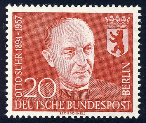 181 Otto Suhr ** postfrisch