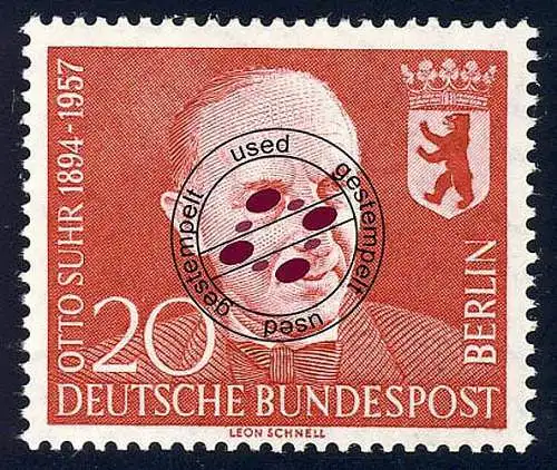 181 Otto Suhr, gestempelt O
