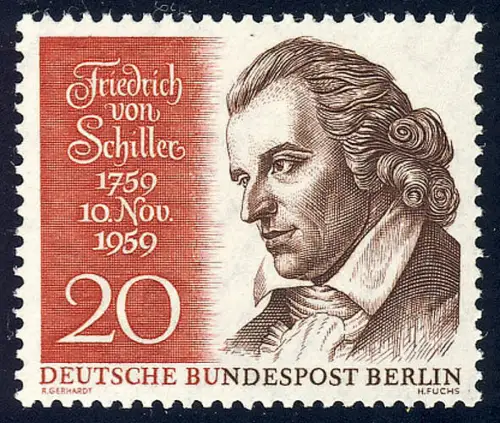 190 Friedrich von Schiller, postfrisch **
