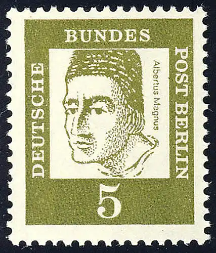 199 Bedeutende Deutsche 5 Pf Graf Bollstädt**