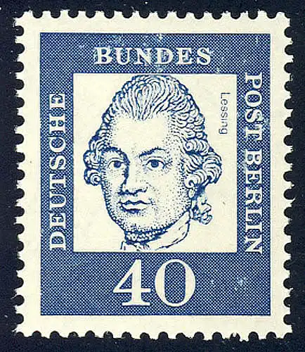 207 Bedeutende Deutsche 40 Pf Lessing **