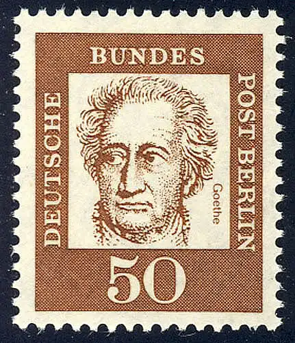 208 Allemands importants 50 Pf Goethe **