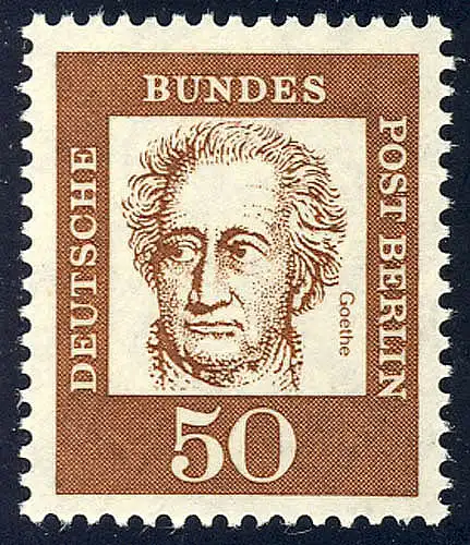 208 Bedeutende Deutsche 50 Pf Goethe **