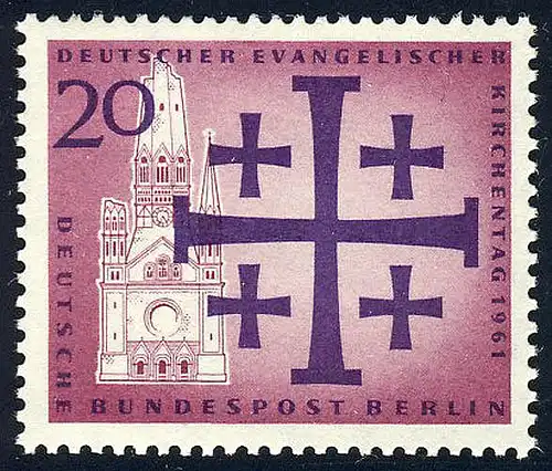216 Evangelischer Kirchentag 20 Pf **
