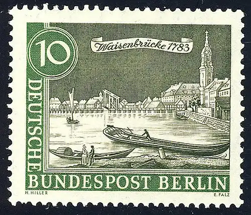 219 Alt-Berlin 10 Pf Pont des orphelins **