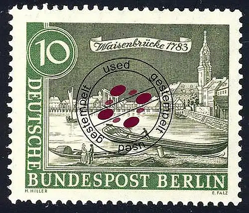 219 Alt-Berlin 10 Pf Pont des orphelins O