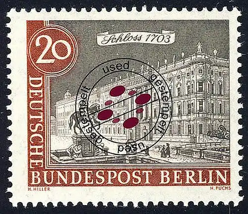 221 Alt-Berlin 20 Pf Berliner Schloss O