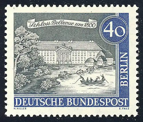 223 Alt-Berlin 40 Pf Château Bellevue **