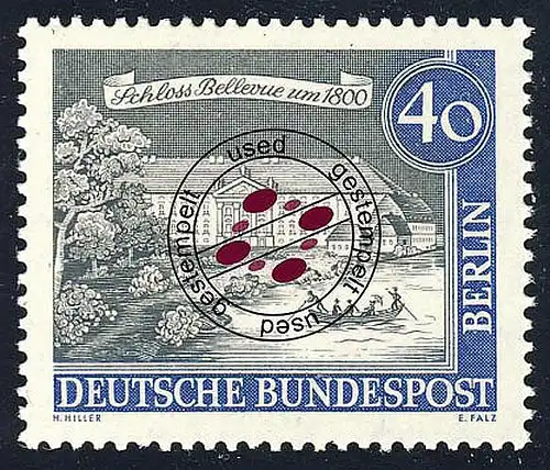 223 Alt-Berlin 40 Pf Schloß Bellevue O