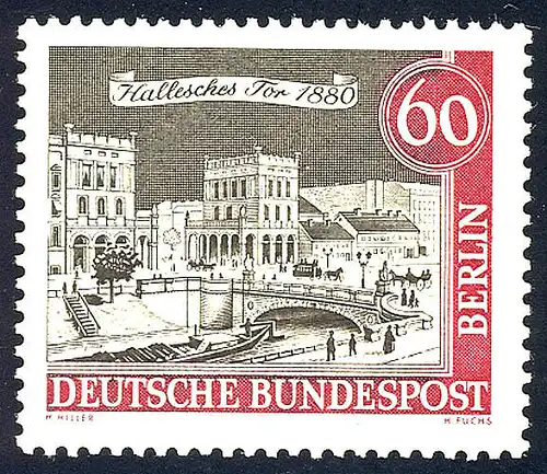 225 Alt-Berlin 60 Pf Hallesches Tor **