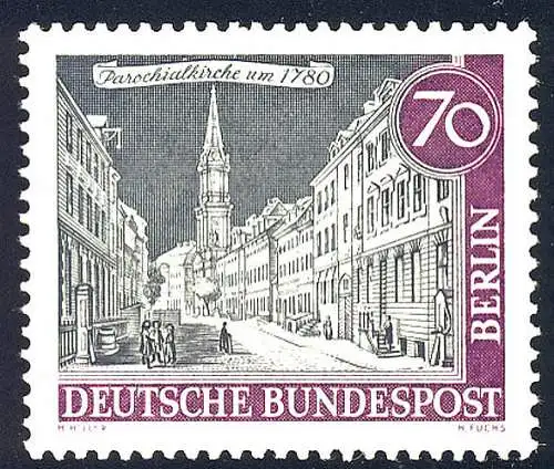 226 Alt-Berlin 70 Pf Parochialkirche **