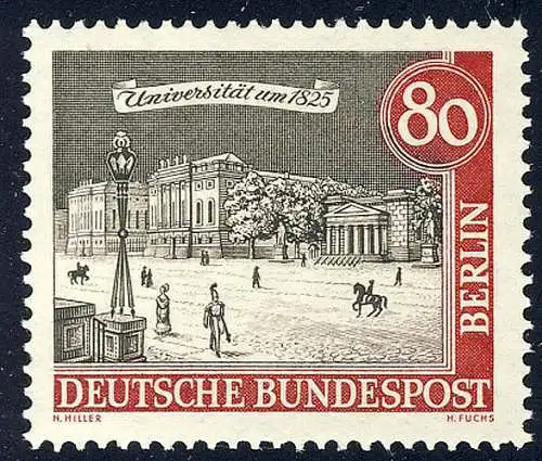 227 Alt-Berlin 80 Pf Universität **