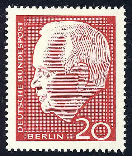 234 Heinrich Lübke 20 Pf **