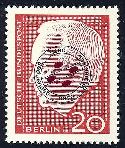 234 Heinrich Lübke 20 Pf O