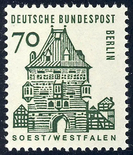 248 Bauwerke 70 Pf Osthofentor, postfrisch **