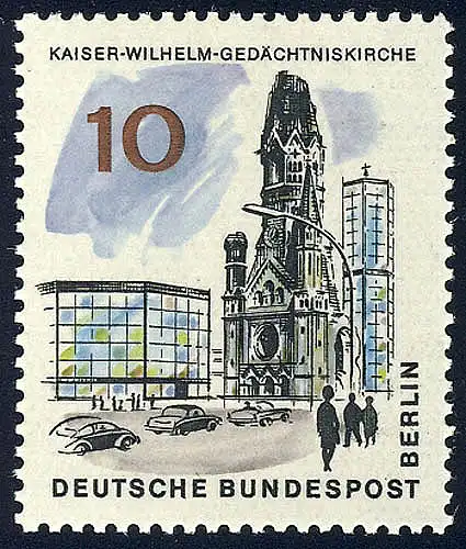 254 Das neue Berlin 10 Pf Kaiser-Wilhelm **