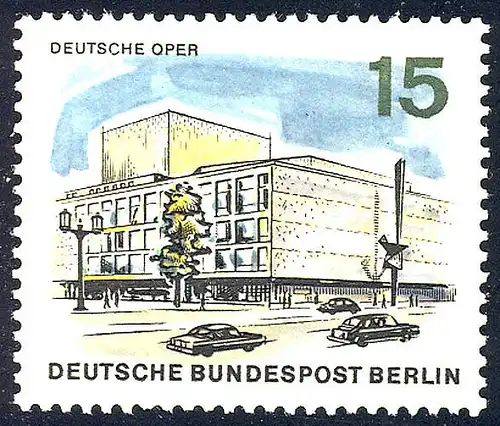 255 Le nouveau Berlin 15 Pf Deutsche Oper **