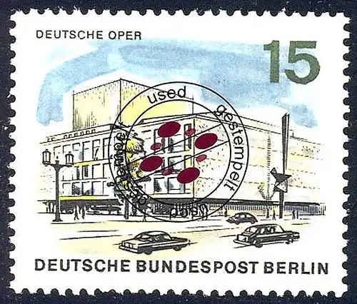 255 Le nouveau Berlin 15 Pf Deutsche Oper O