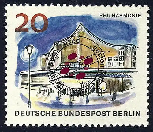 256 Le nouveau Berlin 20 Pf nouvelle Philharmonie O