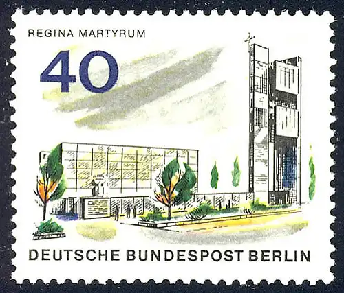 258 Le nouveau Berlin 40 Pf Regina Martyrum **