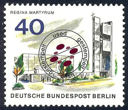 258 Das neue Berlin 40 Pf  Regina Martyrum O