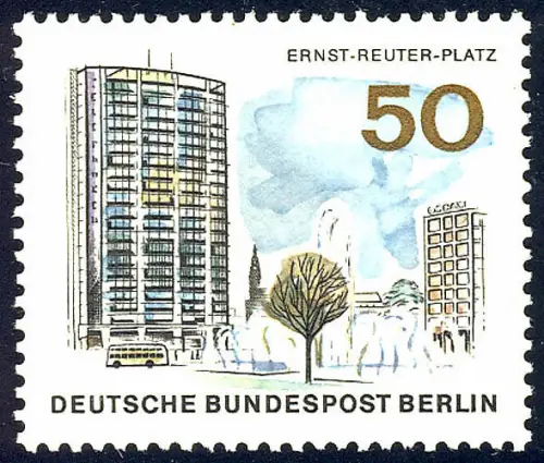 259 Das neue Berlin 50 Pf Ernst-Reuter-Platz, postfrisch **