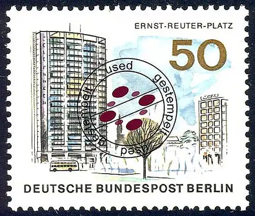 259 Le nouveau Berlin 50 Pf Ernst-Reuter-Platz O