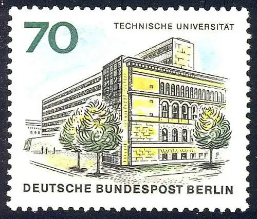 261 Le nouveau Berlin 70 Pf Université technique **