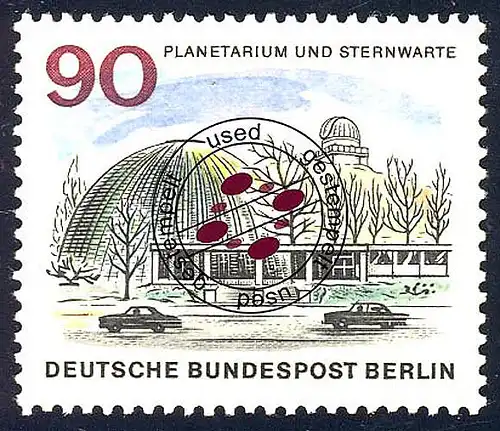 263 Das neue Berlin 90 Pf Planetarium O
