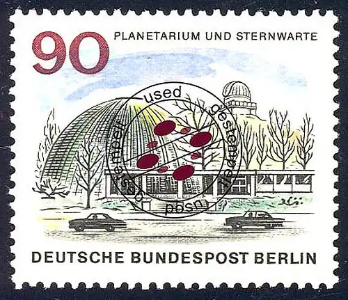 263 Le nouveau Berlin 90 Pf Planétarium O