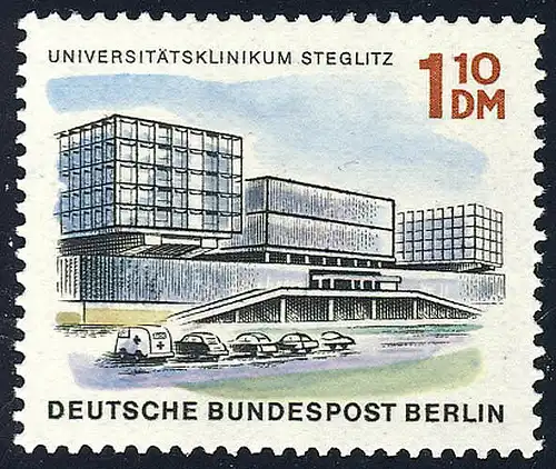 265 Le nouveau Berlin 1,10 DM Université Clinique **