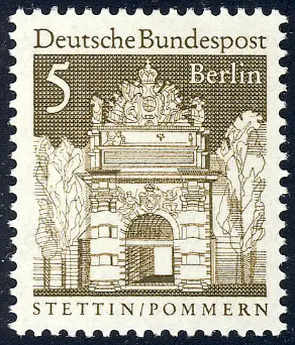 270 Bâtiments allemands 5 Pf Berliner Tor **