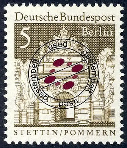 270 Bâtiments allemands 5 Pf Berliner Tor O