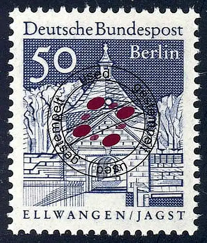 277 Bâtiments allemands 50 Pf Schlosstor Ellwangen O