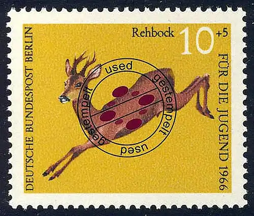 291 Hochwild 10+5 Pf Rehbock O