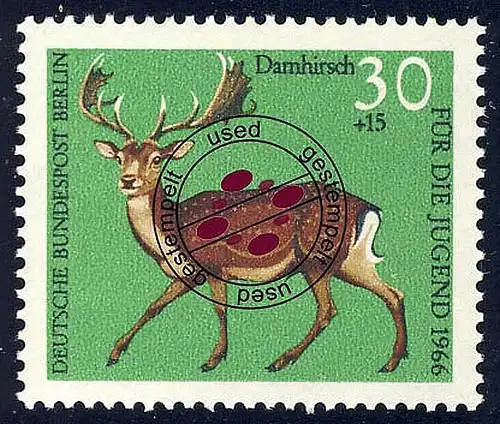 293 Hochwild 30+15 Pf Damhirsch O