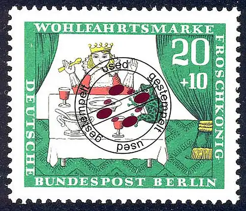 296 Brüder Grimm Froschkönig 20+10 Pf O