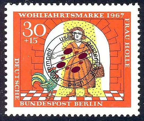 312 Brüder Grimm Frau Holle 30+15 Pf O