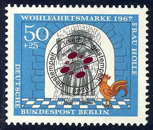 313 Brüder Grimm Frau Holle 50+25 Pf O