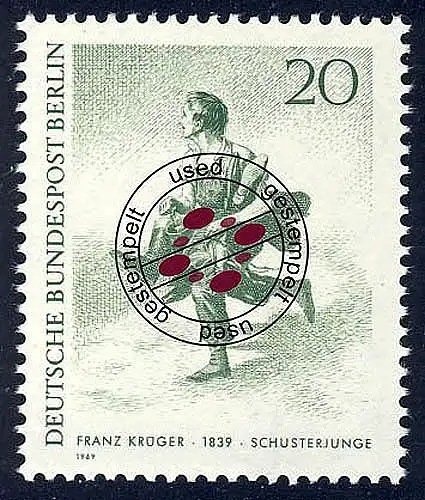 333 Berliner 20 Pf Schusterjunge O