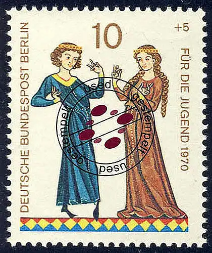 354 Jugend Minnesänger 10+5 Pf O