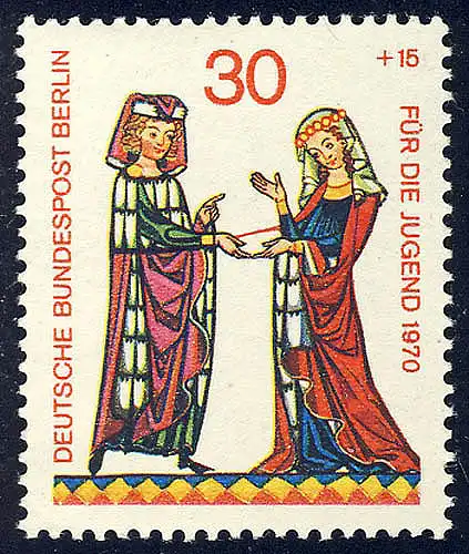 356 Jugend Minnesänger 30+15 Pf **