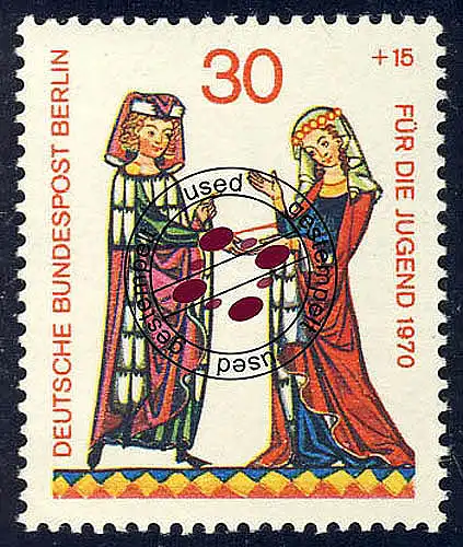 356 Jugend Minnesänger 30+15 Pf O