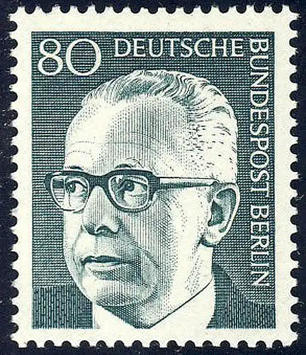 367 Gustav Heinemann 80 Pf **